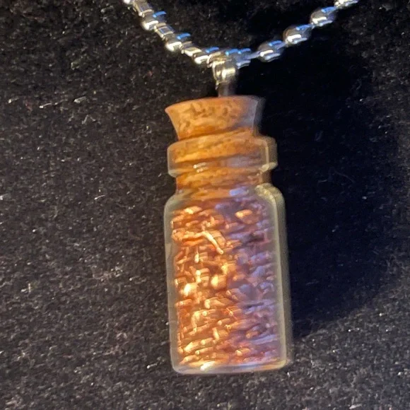 Necklace “5G” EMF/EMR/EFG Protection Copper Cylinder Pendant - Picture 2 of 4